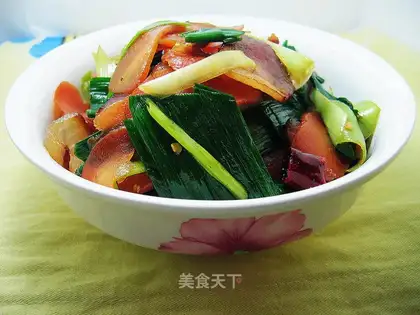 Carrot and garlic