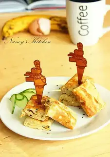Banana egg burrito