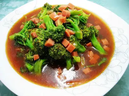 Cheese and broccoli