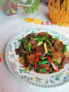 Garlic meat
