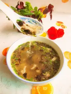 Skinny purple soup