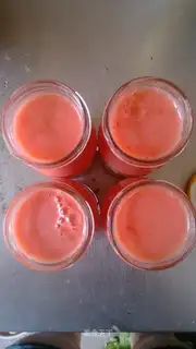 Watermelon milk juice
