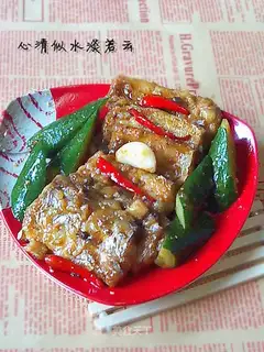 Red-fried fish