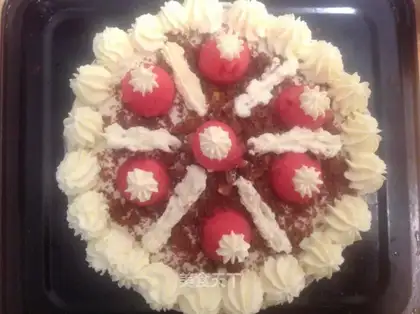 Eight inches of cocoa cake