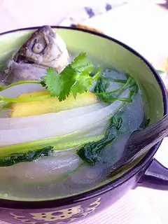 The radish gravy soup