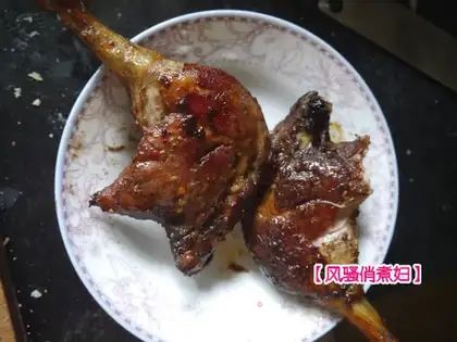 ♪ Honey-cracked duck leg ♪
