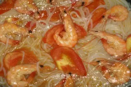 Shrimp tomato rice powder