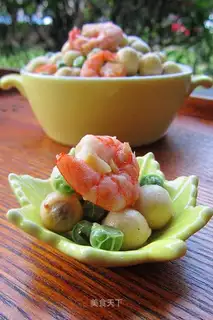 Shrimp green bean rice