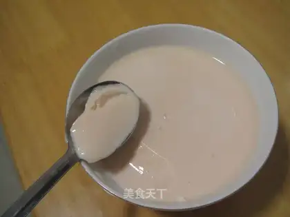 The papaya hit the milk