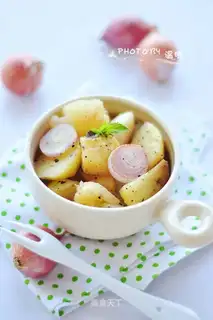 Garlic cream roasted potatoes