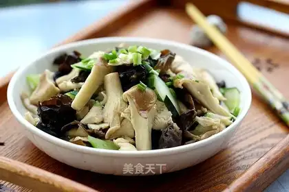Piggy mushroom fried chicken