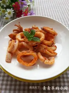 Roasted squid