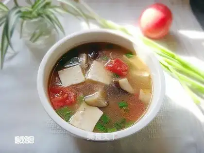 Three tofu soup