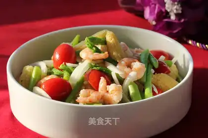 Shrimp double salad