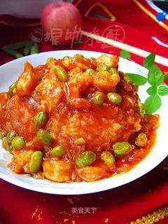 Cheese and shrimp rice