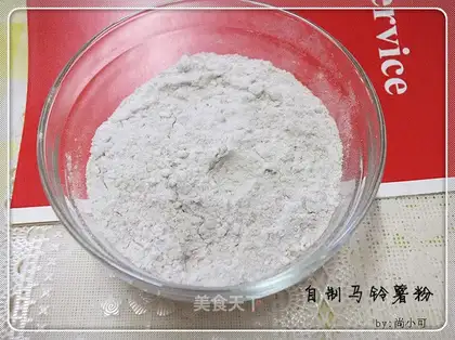 Homemade potato starch