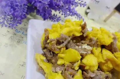 "Sliding" egg beef