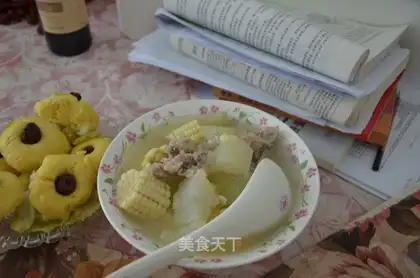 Stereo corn soup
