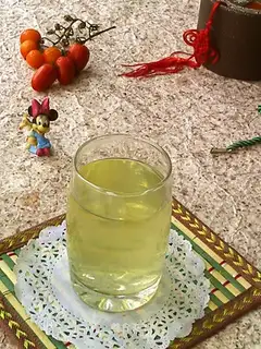 Corn shaving tea