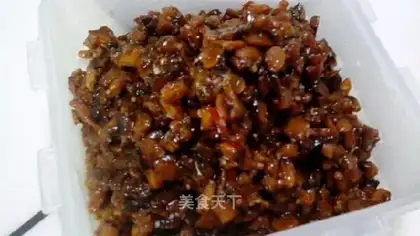 Frozen meat sauce