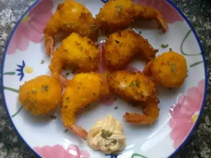 Cheese shrimp