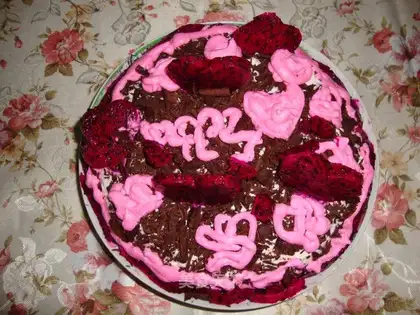 Chocolate fruit cake