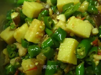 Tomato peppers and tofu