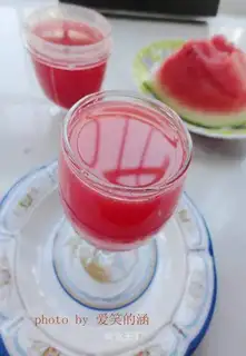 Ice melon juice