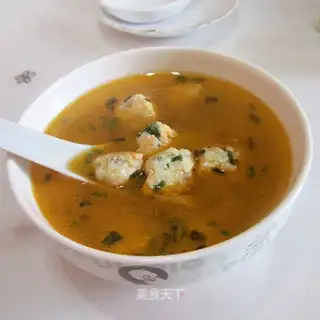 Tofu meatball soup
