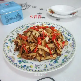 Garlic peppers with tofu