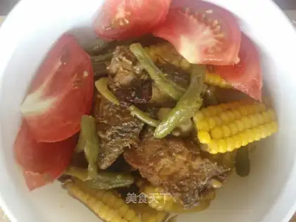 Potato-fruit taco fish