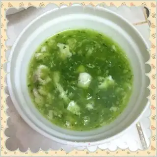 Spinach plaster