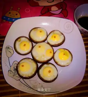 Frozen eggs of mushrooms