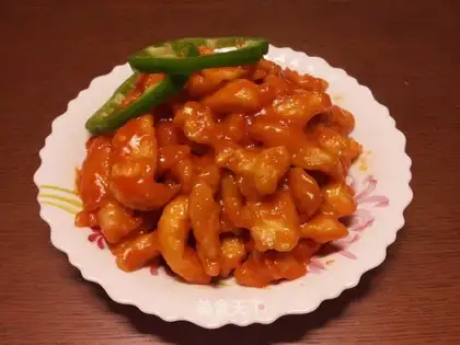 Eggplant chicken