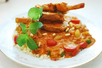 Curry lamb chops