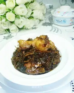 Plum-dry chicken wings