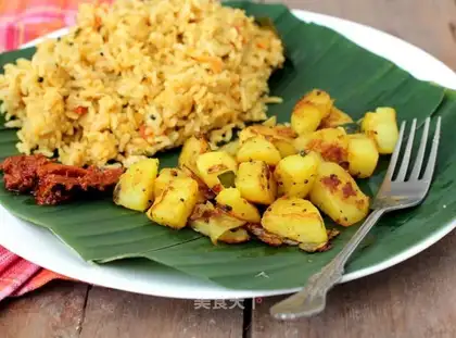 Indian traditional potato snacks