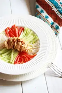 Triple peanut butter cold noodles