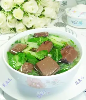 Goose blood, cabbage soup