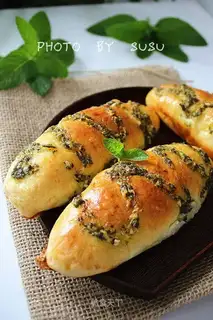 Mint milk bread