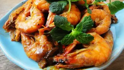 Curry shrimp