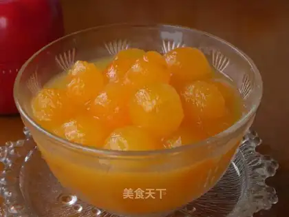 Orange melon ball