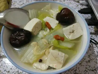 Dolls, bean curd soup