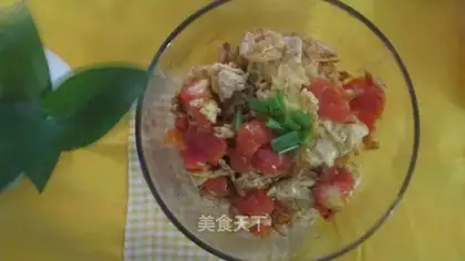 Tomato fried eggs