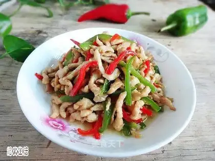 Twin pepper chicken