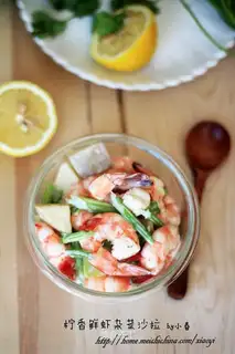 Lemon shrimp salad