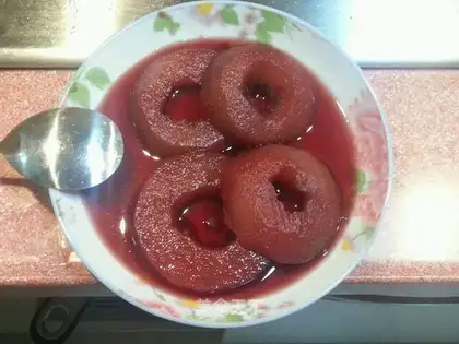 A red pear