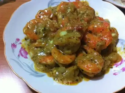 Curry shrimp