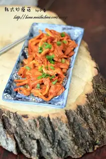 Korean fried mushrooms