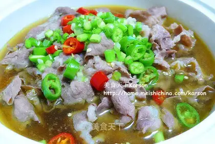 Sour soup, fat cow